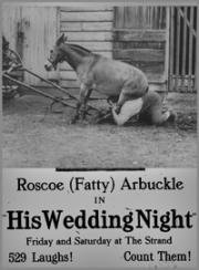 Его брачная ночь (His wedding night) (1917)